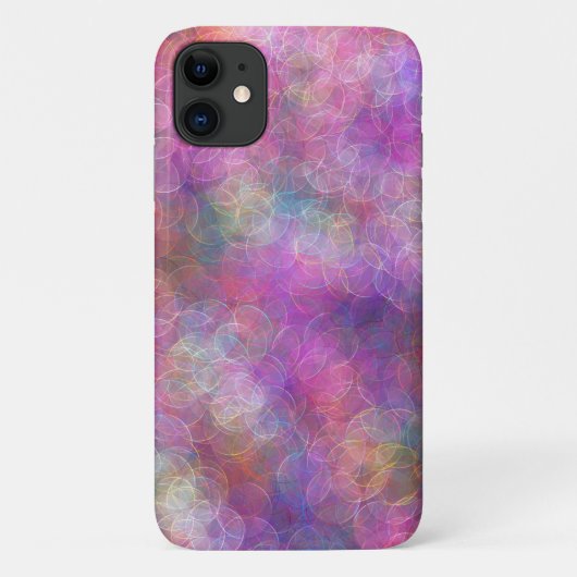 \Pink und Lila Bokeh Case-Mate iPhone Hülle (Rückseite)