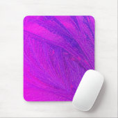 Pink und Lila Federpantoletten Mousepad (Mit Mouse)