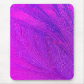 Pink und Lila Federpantoletten Mousepad (Vorne)