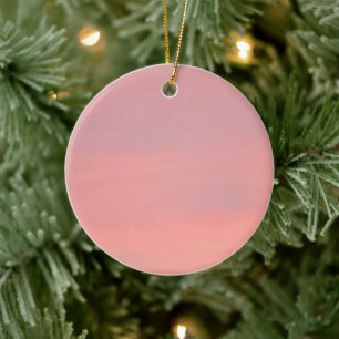 Pink und Lila Himmel individuell einstellbar Keramik Ornament