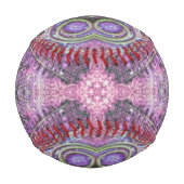 Pink und Lila Jewel Pattern Baseball (Vorderseite)