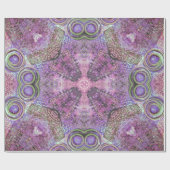 Pink und Lila Jewel Patternpapier Geschenkpapier (Flach)