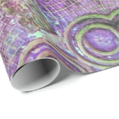 Pink und Lila Jewel Patternpapier Geschenkpapier (Rolleneckpunkt)