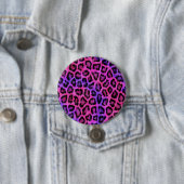 Pink und Lila Leopard-Pelzmuster Button (Beispiel)