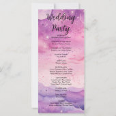 Pink und Lila Sky Celestiding Program (Rückseite)