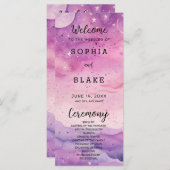 Pink und Lila Sky Celestiding Program (Vorne/Hinten)