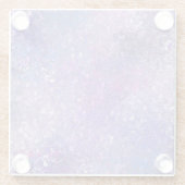 Pink und lila Strass Bling  Glasuntersetzer (Rückseite)