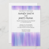 PINK UND LILA WASSERFÄLLE EINLADUNG (Vorne/Hinten)