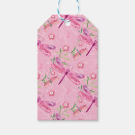 PINK UND LILA WASSERFARBSPRACHEN GESCHENKANHÄNGER