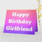 Pink und Mauve Girly Designer Karte (Gelbe Blume)