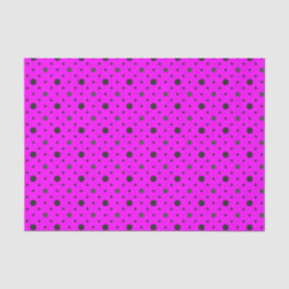 Pink und mehrdimensionale Polka-Dots Seidenpapier