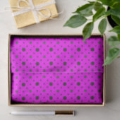 Pink und mehrdimensionale Polka-Dots Seidenpapier (Geschenk)