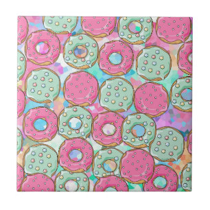 PINK UND MINT COOKIES DONUT SPRINKLE CRUSH FLIESE