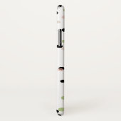 Pink und Mint Modernes Konfetti Dots Muster Case-Mate iPhone Hülle (Hinten/Rechts)