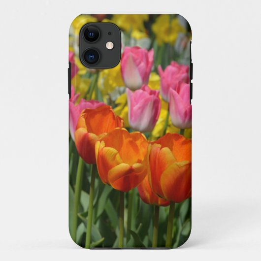 Pink und orange Federtulpen iPhone 5 Gehäuse Case-Mate iPhone Hülle (Rückseite)