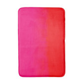 Pink- und Orange-Gradient Badematte (Vorderseite Vertikal)