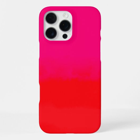 Pink- und Orange-Gradient iPhone Hülle (Rückseite)