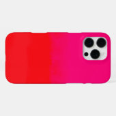 Pink- und Orange-Gradient iPhone Hülle (Rückseite (Horizontal))