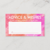 Pink und Orange Graduate Party Hinweiskarte (Vorderseite)