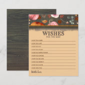 Pink und Orange Pumpkins wünschen für das Baby (Vorne/Hinten)