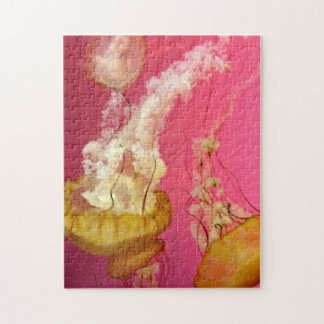 Pink und Orange Quallyfish Puzzle