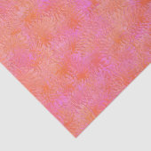 Pink-und Orangen-Feder-Entwurfs-Seidenpapier Seidenpapier (Ausschnitt)