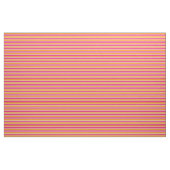 Pink-und Orangen-Streifen-Gewebe Stoff (Fat Quarter (45,7 x 55,9 cm))