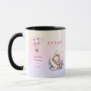 Pink und Pastel Thema Sweet Dreamy Baby Bear Tasse