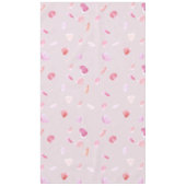 Pink und Peach Rose Petals Tischdecke (Vorderseite)