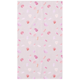 Pink und Peach Rose Petals Tischdecke