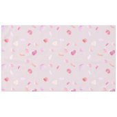 Pink und Peach Rose Petals Tischdecke (Vorderseite (Horizontal))