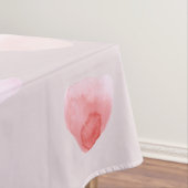 Pink und Peach Rose Petals Tischdecke (Beispiel)