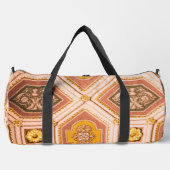 Pink und Peach Ungarische Architektur Duffle Bag (Vorderseite)