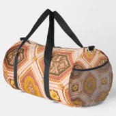 Pink und Peach Ungarische Architektur Duffle Bag (Rechte Ecke)