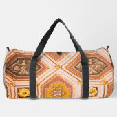 Pink und Peach Ungarische Architektur Duffle Bag (Rückseite)