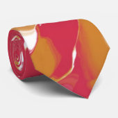 Pink und Peachy Necktie Krawatte (Gerollt)