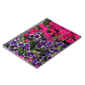 Pink und Pearl Blume - SpiralNotebook mit Bota Notizblock (Linke Seite)