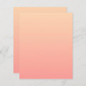 Pink und Pfirsichfarben (Vorne/Hinten)