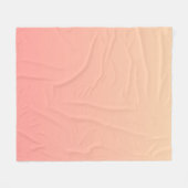 Pink und Pfirsichfarben Fleecedecke (Vorderseite (Horizontal))