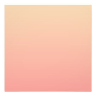 Pink und Pfirsichfarben Fotodruck