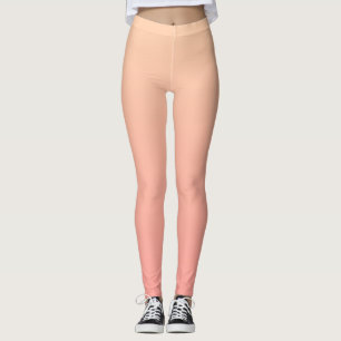 Pink und Pfirsichfarben Leggings