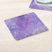 Pink- und Purpur-Sequin-Glanz Untersetzer (angewinkelt)