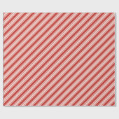 Pink und Red Candy Cane Strip Weihnachten Geschenkpapier (Flach)
