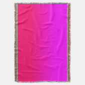 Pink und rosa Ombre Schatten-Neonfarbe verblassen Decke (Vorderseite Vertikal)
