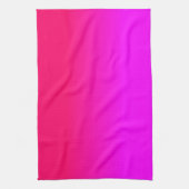 Pink und rosa Ombre Schatten-Neonfarbe verblassen Geschirrtuch (Vertikal)