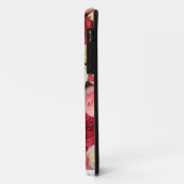 Pink und Rote Rose iPhone Case (Hinten/Links)