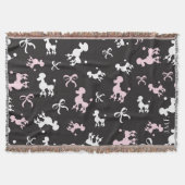 Pink und schwarz, Monogramm Decke (Vorderseite)