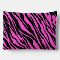 Pink und Schwarz Zebrastreifen Muster