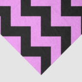Pink und schwarz Zigzag-Papiertaschentuch Seidenpapier (Detail)