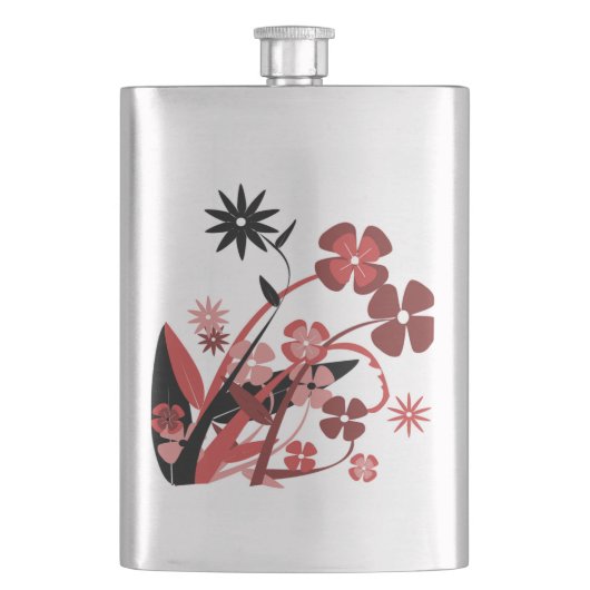 PINK UND SCHWARZE BLUME FLACHMANN (Vorderseite)